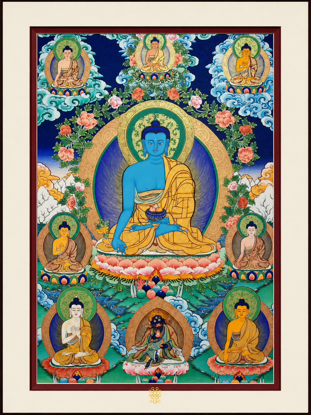 Hand-painted Regong Thangka artwork selected for the 33Artisan Collector Series